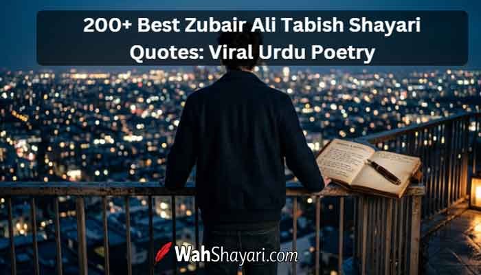 200+ Best Zubair Ali Tabish Shayari Quotes Viral Urdu Poetry