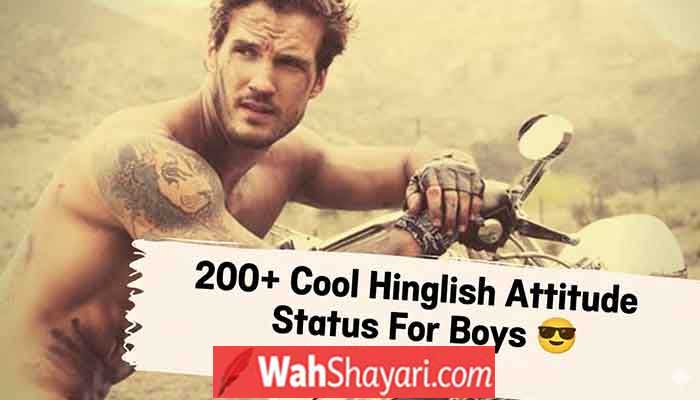 Cool Hinglish Attitude Status For Boys