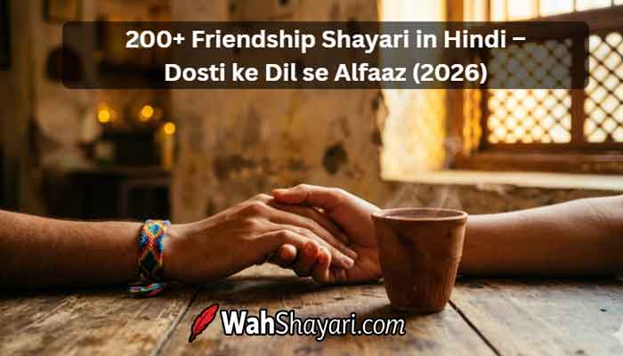 Two friends sharing a warm moment, representing heartfelt Friendship Shayari in Hindi