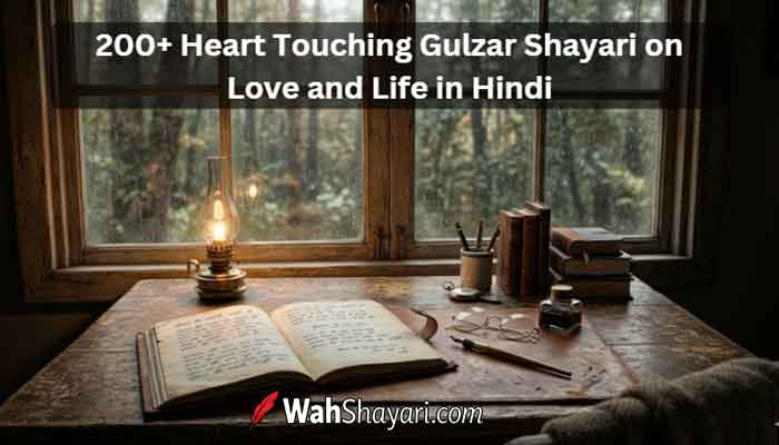 200+ Heart Touching Gulzar Shayari on Love and Life in Hindi
