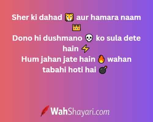 200+ Savage Boy Attitude Status in Hinglish: Best King & Swag 4 Badmash Status for Boy Attitude