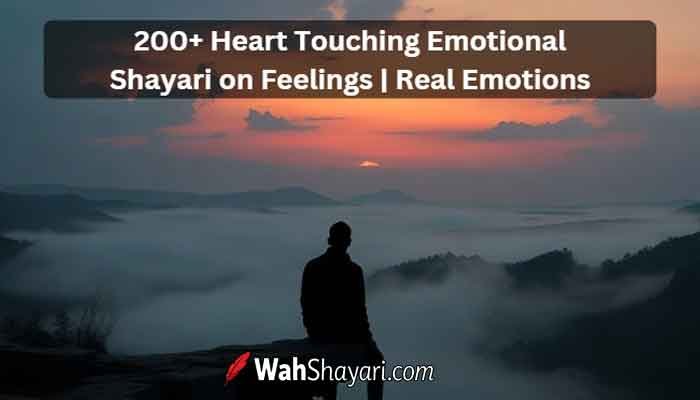 Best Emotional Shayari on Feelings for WhatsApp
