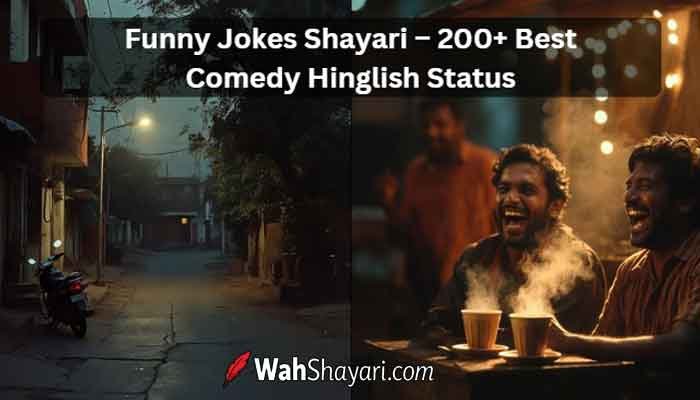Best funny jokes and comedy Hinglish shayari — 200 laughing status and fun quotes collection