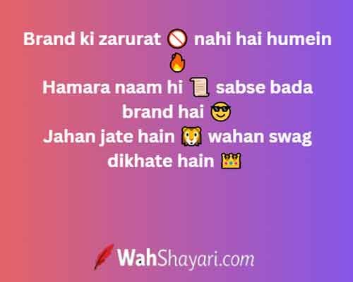 200+ Savage Boy Attitude Status in Hinglish: Best King & Swag 3 Swag Status for Boy Attitude