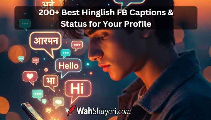 The ultimate collection of FB Captions for Indian users